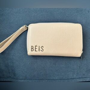 BÉIS travel Wallet in beige